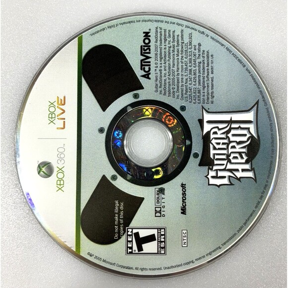 Guitar Hero II Activision 2007 Microsoft Xbox 360 Disc Only Tested - Picture 5 of 8